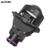 AUTOKI P10 3.0inch BI-LED Projector High Power High Quliaty 85Watt Dual Reflective Bowl