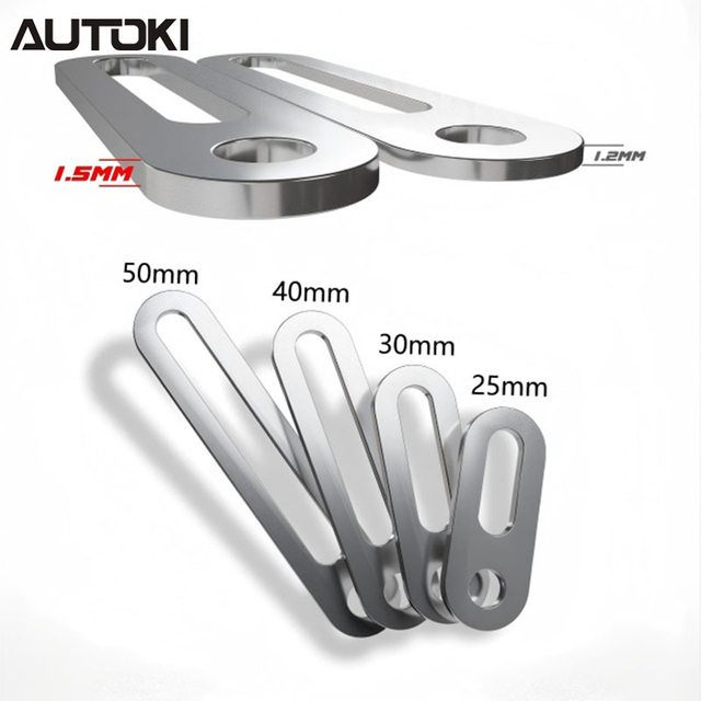 New Upgrade Bi LED BI XENON projector lens install adapter 25MM 30MM 40MM 50MM size