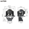 AUTOKI 3.0inch T3-B BI-LED Projector Lens High Quality High Power 