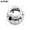 AUTOKI MG-6A 2.5inch Mini H1 Dual LED Shroud with LED Day Light Angel Eyes Crystal Halo Rings