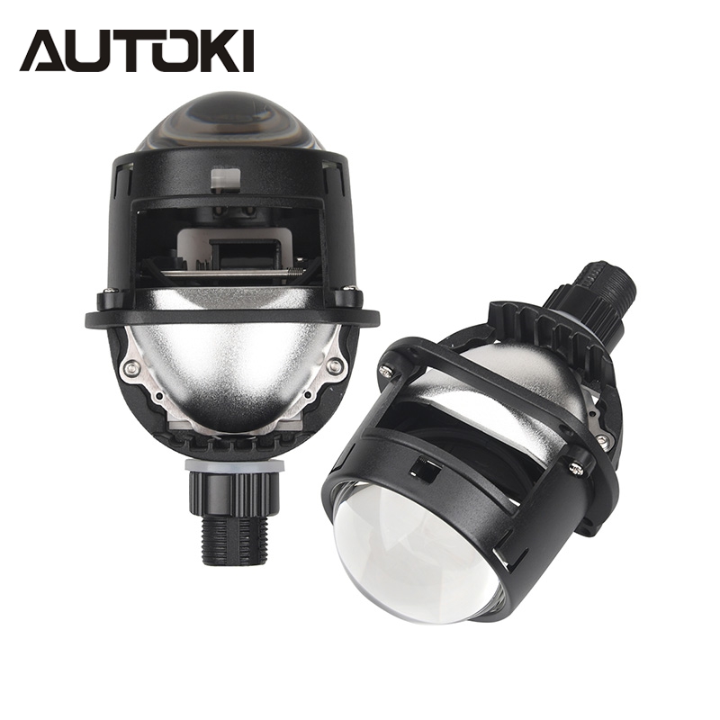 AUTOKI New T1 38W LHD RHD 2.5' Headlight BI LED Projector lens