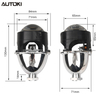 AUTOKI 2.5' Mini H1 8.0 BI XENON Projector Lens 