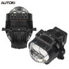 AUTOKI P9 Dual Direct Laser Square BI-LED Projector 85W High Power
