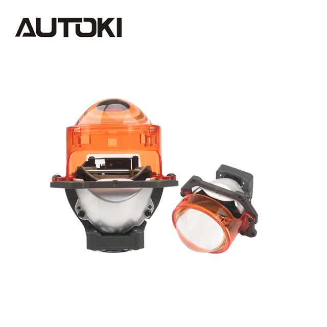 AUTOKI P8 BI LED Projector Headlight Lens Light,3.0' High Power 130Watt