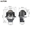 AUTOKI 3.0inch T3S Square BI-LED Projector Lens High Quality High Power 