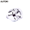AUTOKI MG-1A 2.5inch Mini H1 Gatling Gun Shroud with LED Day Light Angel Eyes Crystal Halo Rings