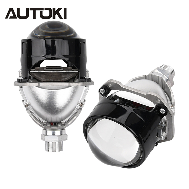 AUTOKI M1 2.5inch 35W-42W Bi-LED Projectors Lens