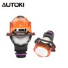 AUTOKI P8 BI LED Projector Headlight Lens Light,3.0' High Power 130Watt