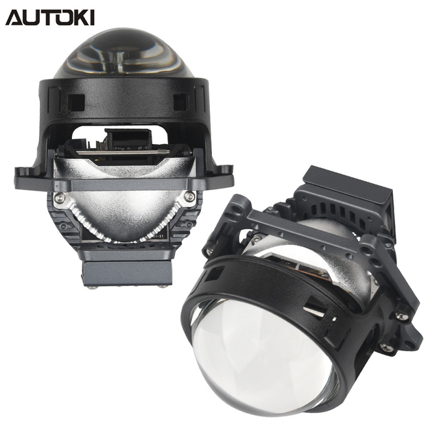 AUTOKI 3.0inch T3 BI-LED Projector Lens High Quality High Power 