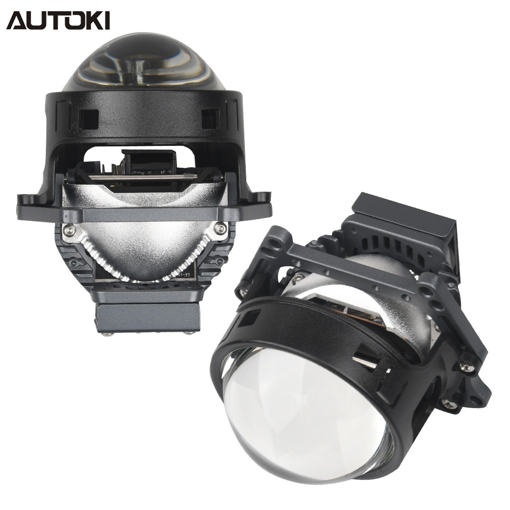 AUTOKI 3.0inch T3 BI-LED Projector Lens High Quality High Power 