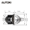 AUTOKI M1 2.5inch 35W-42W Bi-LED Projectors Lens