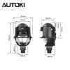 AUTOKI New T1 38W LHD RHD 2.5' Headlight BI LED Projector lens